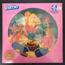 1981 Mattel Kid Stuff #KPD-6003 Barbie and Her Friends phono picture disc SEALED