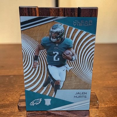 Panini 2020 Chronicles Clear Vision Rookies Jalen Hurts RC #CV-22 Eagles