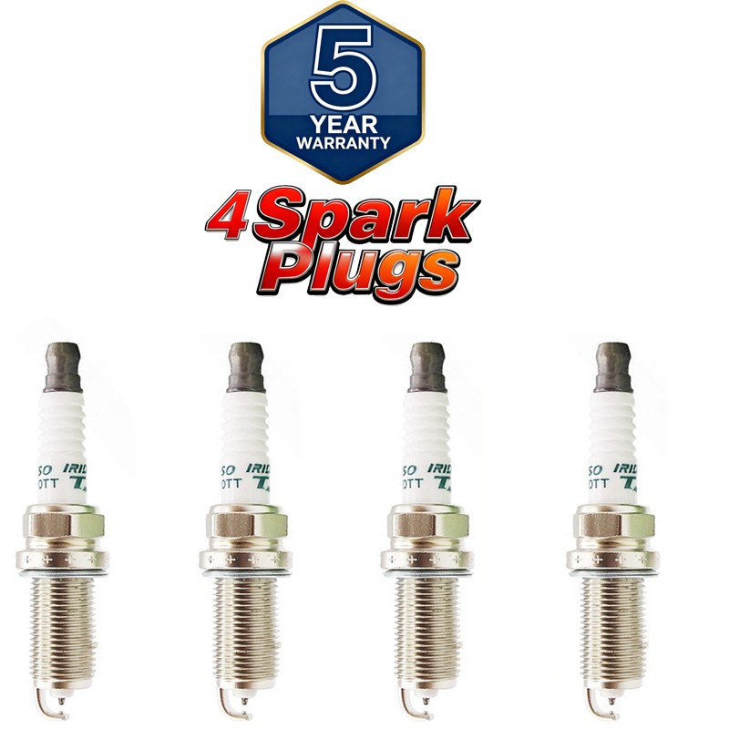 Set of 4 Denso Spark Plugs 4712 Iridium TT for LR0 50998 LR0 41664 LR0 32080 New