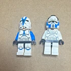 LEGO Clone Trooper Star Wars 501st sw0439 sw0445 Minifigures Lot of 2