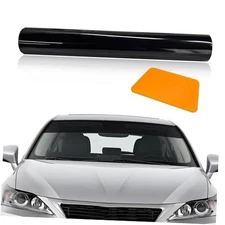 Windshield Tint Strip, 51.18"×7.87" Car Window Sun Visor Tints Film with 