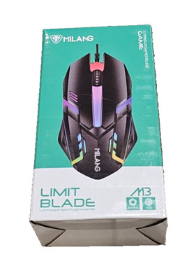 Milang M3 Limit Blade Luminous Gaming Mouse RGB LED Rainbow New Available Qt 150