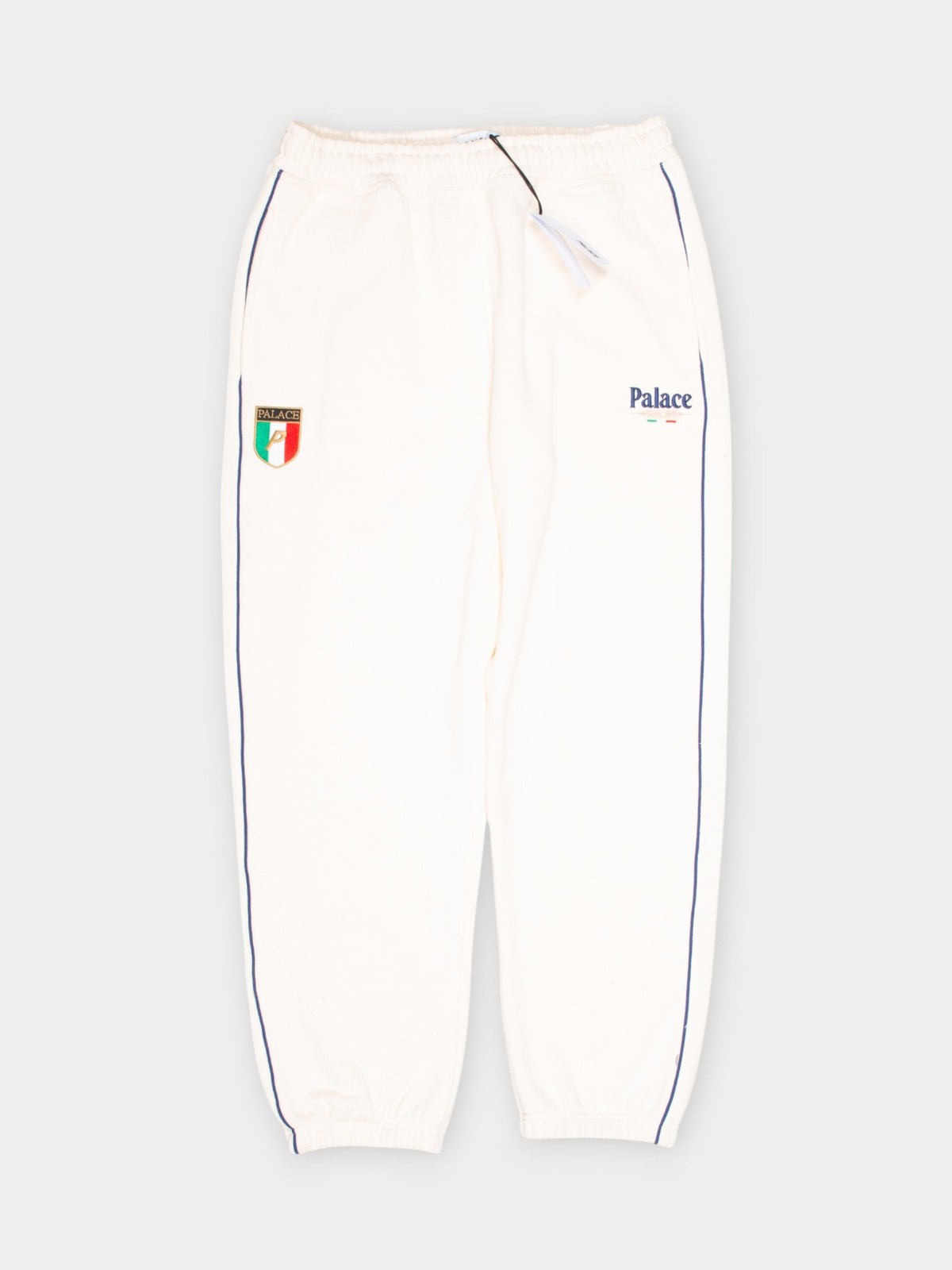 Palace White Italia Joggers Logo Sweatpants L Vintage