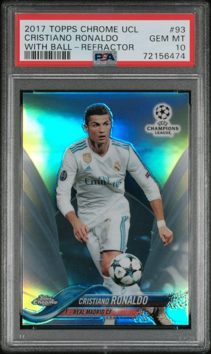 2017-18 Topps Chrome UCL Cristiano Ronaldo #93 for sale | eBay