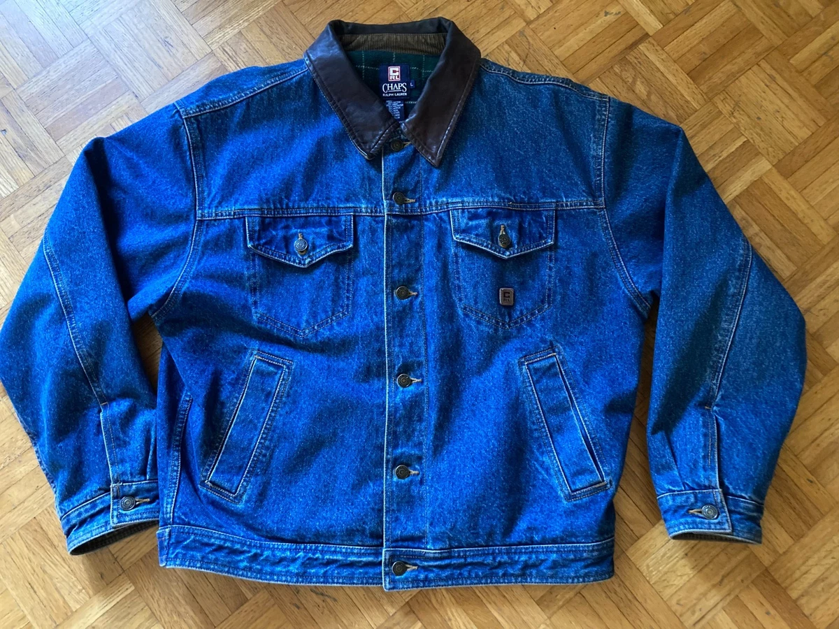 denim jacket leather collar products for sale | eBay
