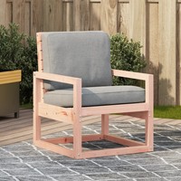 Gartenstuhl Massivholz Douglasie 57,5X63X76 Cm Balkon Terrasse