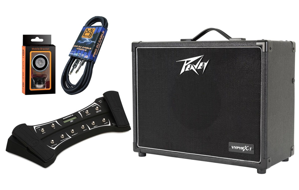 PEAVEY VYPYR 15W　中古　リサイクルショップ宮崎屋　佐土原店　21.9.20k Peavey VYPYR® X1 Guitar Modeling Amp+Sanpera II footswitch+