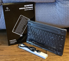 FINTIE 10" Ultrathin Wireless Bluetooth Keyboard Android Tablet EB00042 HB030