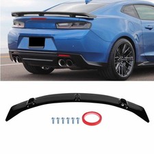 Gloss Black Rear Trunk Spoiler Wing For Chevrolet Camaro 2016-24 Rs Ss Zl1 Style Gloss Black Rear Trunk Spoiler Wing For Chevrolet Camaro 2016-24 Rs Ss Zl1 Style