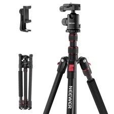 NEEWER TP15 71in Aluminum Tripod Monopod w/ 360 Ball Head for iPhone DSLR Camera