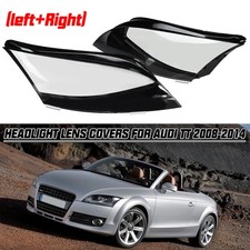 Paar Scheinwerferglas Streuscheibe Klar Linse Links+Rechts Für Audi TT 2008-2014
