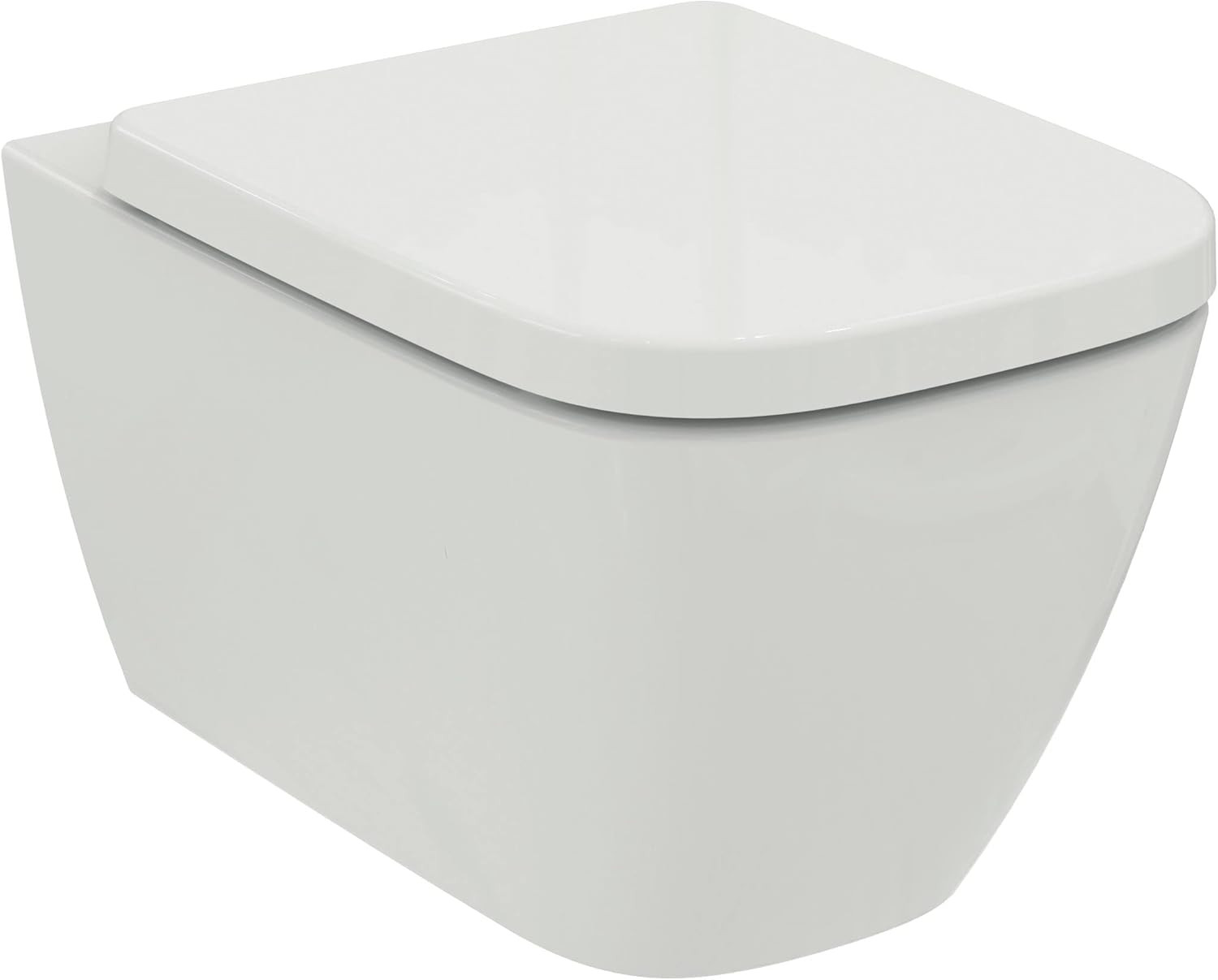 Cuvette WC suspendu sans bride i.life B pack toilette suspendue céramique blanche hygiénique