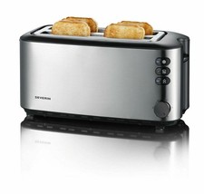 Image of Severin 2509 Automatic 4-Slice Long Slot Toaster (Damaged Packaging) EU Plug