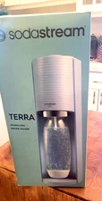 Sodastream Terra Sparkling Water Maker (Misty Blue) with CO2, DWS Bottle