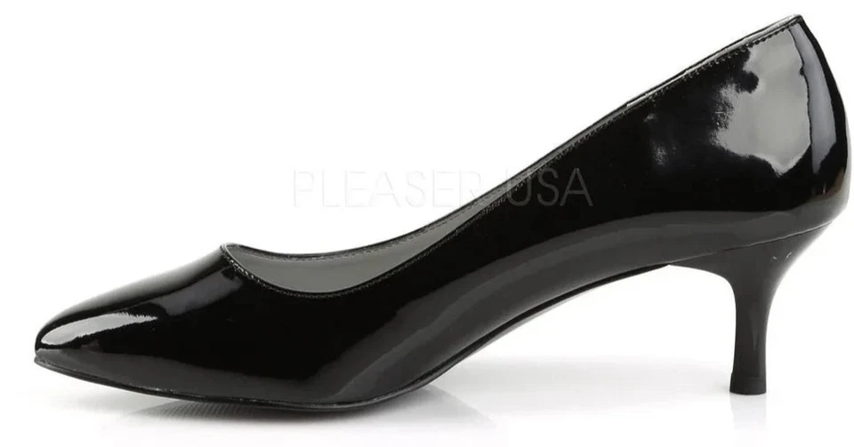 Ropa de Trabajo Punta Clásica 2.5" Tacón Gatito Sexy Formal Informal Vestido Bomba Talla 11 Foto 3 de 4