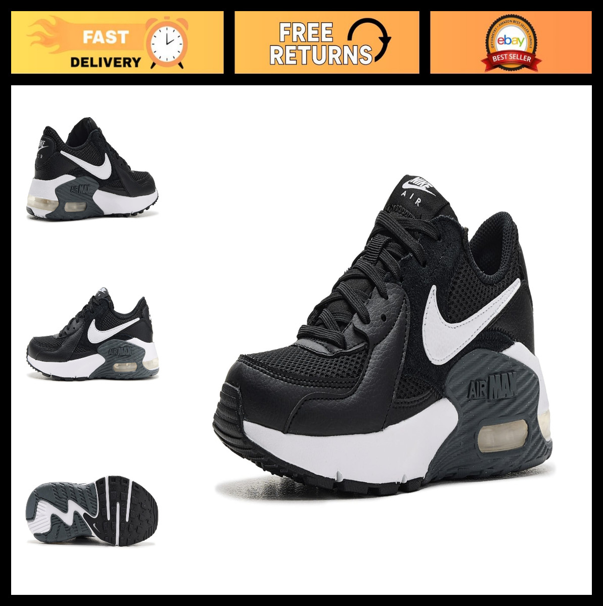 Stylish Women's Air Max Excee Sneakers - Comfortable, Lightweight, Trendy Footwe — product photo 1 of 7