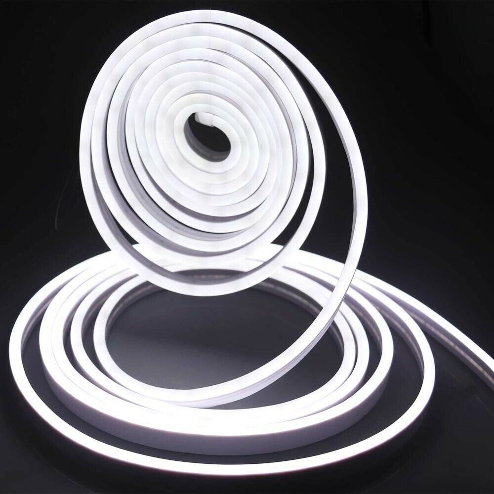 Strip LED Flessibile 5m IP65 Bianco Freddo | Ideale per Scritte Insegne