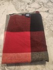 Victoria Leland Women's Plaid Fringe Scarf Red Black Gray Cream — photo 5