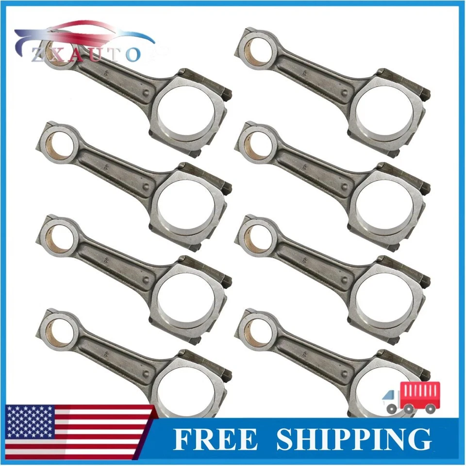 8Pcs Connecting Rod For 1987-1988 Chevrolet R30, 1989-91 Chevrolet R3500 6.2L - Image 2 of 4