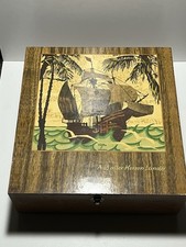 vintage Holzkiste Ludwig Hohlwein München Weinkiste Aus aller Herren Länder