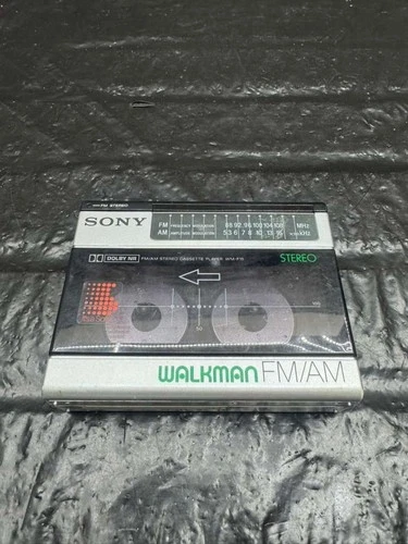 Vintage 80s Sony WM-F15 Dolby Walkman AM/FM Stereo Radio Cassette Tape Player
