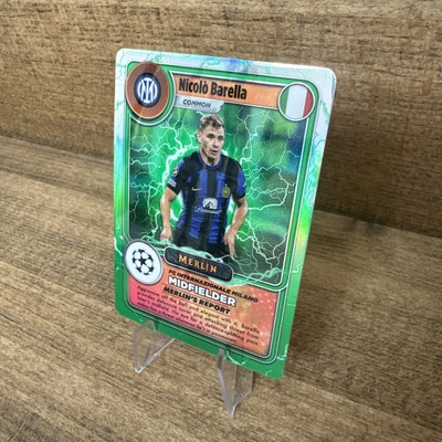 Topps Merlin 2023/24 Merlin s Report Green Nicolo Barella Inter Milan 