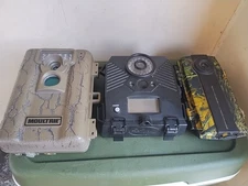 Lot of 3 Hunting Game Trail Cameras Moultrie Wild Game DPS Used Untested 