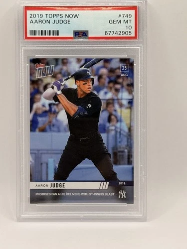 2019 Topps Now - Aaron Judge #749 - PSA 10 - Low POP