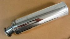 HIGH PERFORMANCE (CHROME) EXHAUST MUFFLER FOR 50cc/150cc CHINESE SCOOTERS 