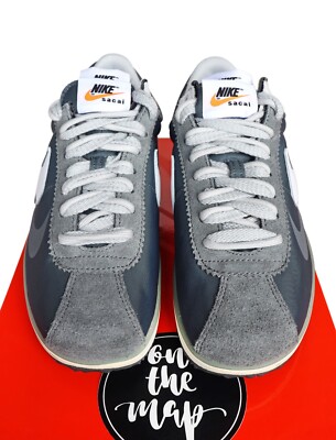 Nike x Sacai Zoom Cortez SP Iron Grey UK 5 7 8 9 10 11 12 13 14 15