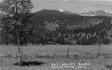 H96/ Buena Vista Colorado RPPC Postcard c1940 Sky Valley Ranch  121