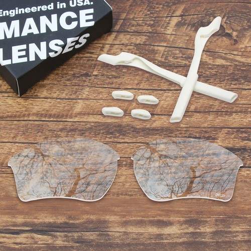 Kit de lentes de repuesto polarizadas y goma blanca para Oakley Half Jacket 2.0 XL - Imagen 8 de 13