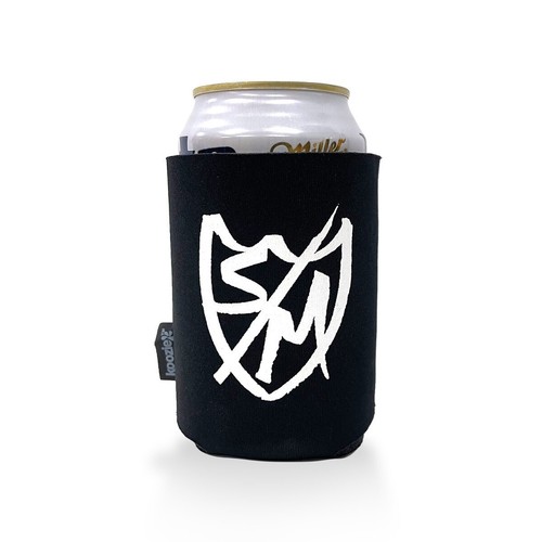 BICICLETAS BMX S&M negras koozie coolie cerveza soda pop logotipo agudo REGALO MOTOCICLISTA AJUSTE HARO - Imagen 2 de 3