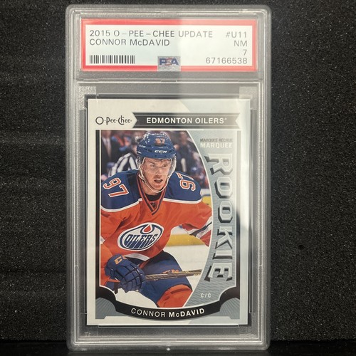 2015-16 Upper Deck - O-Pee-Chee Update #U11 Connor McDavid (RC) PSA 7 NM