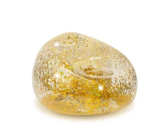 Silla inflable Mainstays Kids brillante dorada tiene capacidad para 250 libras de entrada/exterior para puertas Foto 2 de 4