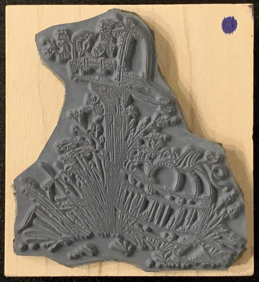 Estampilla de goma de buzón de calabaza otoño otoño impresiones artísticas Foto 2 de 4