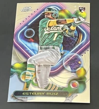 2023 Topps Chrome Cosmic - Esteury Ruiz RC Rookie Base Card