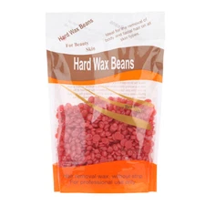 Hard Wax Beans for Face, Underarms, Bikini Hair Remover 10.6 oz (Strawberry)