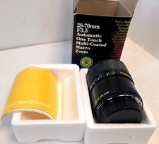 Kalimar Pentax Camera PKA KR K721 Macro Zoom Lens 28-70 F3.5 Automatic One Touch