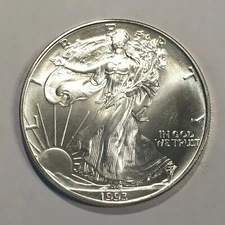 1993 Uncirculated American Silver Eagle US Mint Issue 1oz Silver #L957