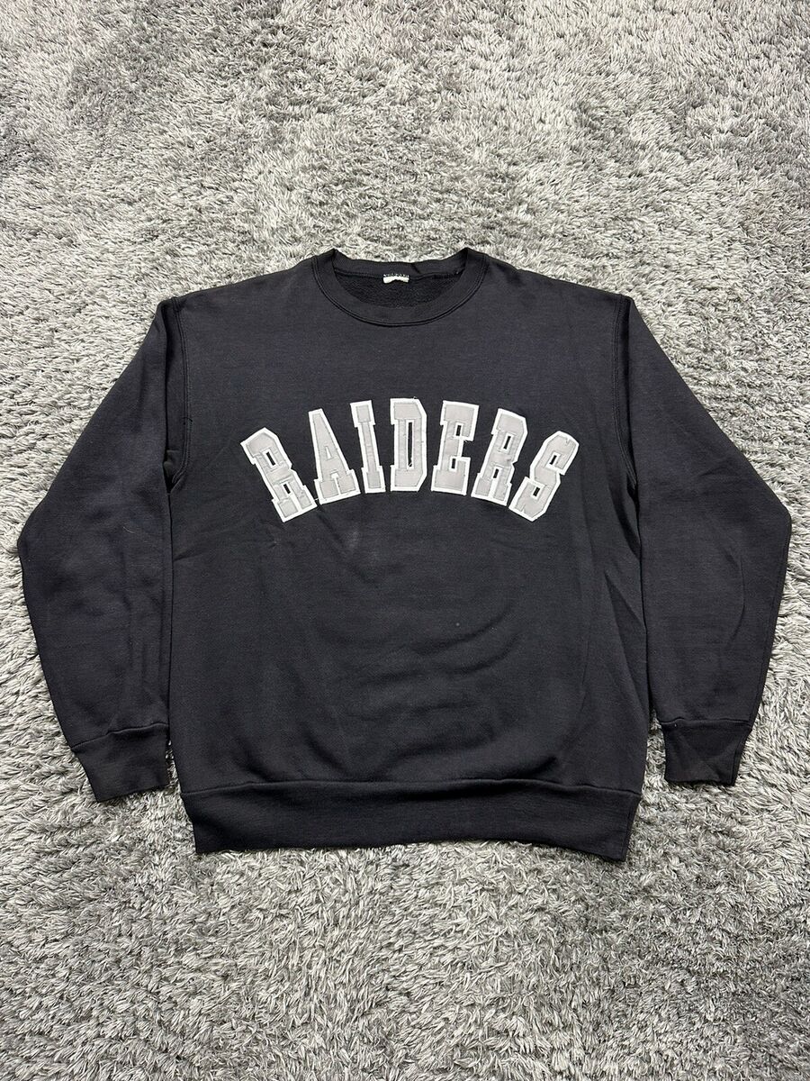 Vintage Raiders NFL Champion Spell Out 80s 90s Team Crewneck Vintage Raiders NFL Champion Spell Out 80s 90s Team Crewneck