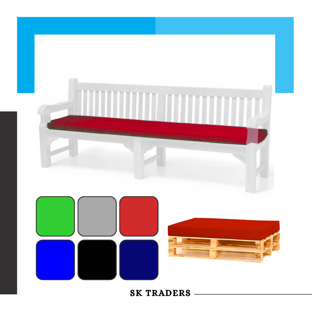 OUTDOOR 2 3 4 SEATER BENCH PAD WATERPROOF FABRIC GARDEN FURNITURE SEAT