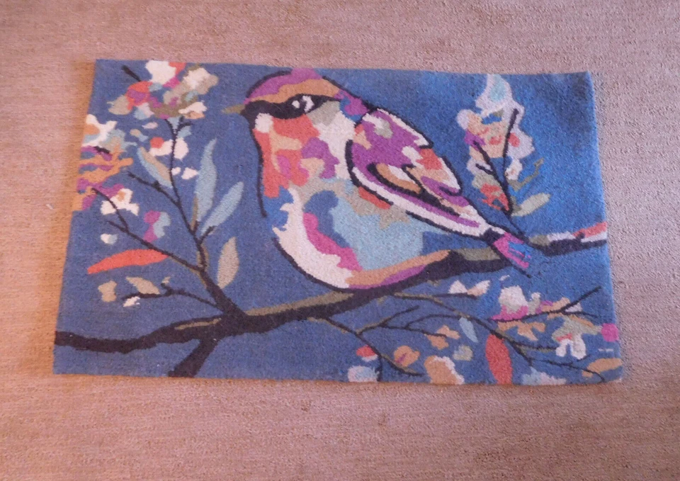Tapete Songbird Multicolorido The Rug Market AGUARELA OUTONO 14" x 39" ~ LIVRE - Imagem 2 de 4