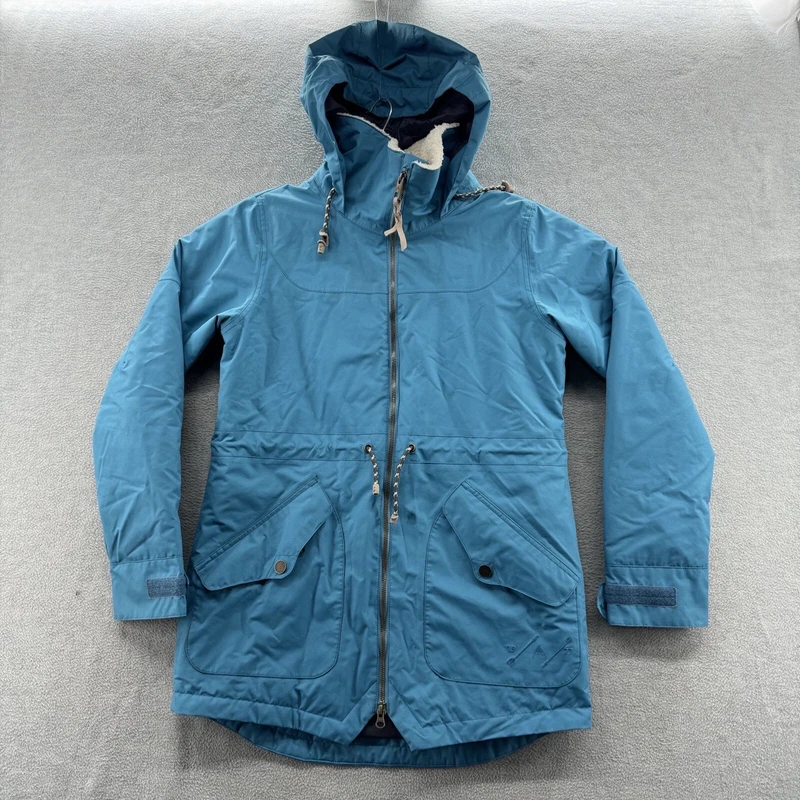 burton dry ride hooded winter ski parka jacket
