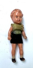 Vintage EDI Erich Dittmann Marked 4.5  Celluloid Jointed Limb Boy Doll Germany