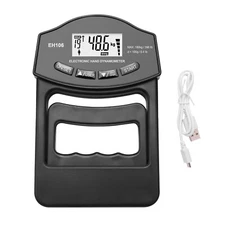 396Lbs/180KG Grip Strength Tester Digital Hand Dynamometer Grip Strength Meter