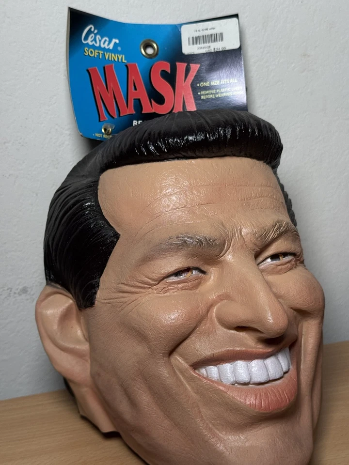New Vintage 1999 Al Gore Halloween Presidential Rubber Mask Made By Cesar - Image 3 of 4