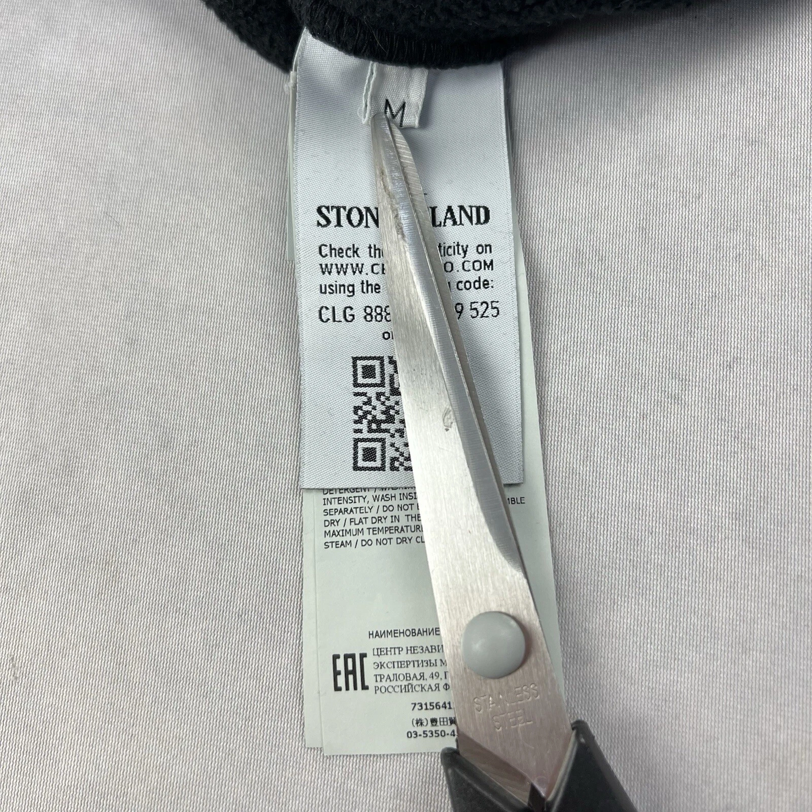 Stone Island Pullover Felpa con Cappuccio Nero Felpa Maglione Medio 3768