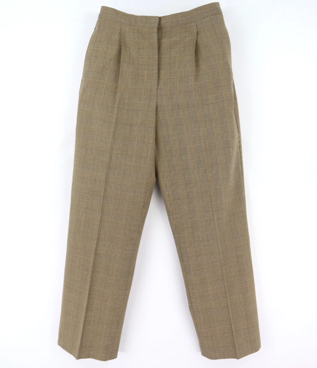 Liz Claiborne LizSport Dress Pants Pleated Kylie Fit Womens Sz 10P