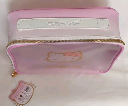 Hello Kitty Creme Shop Beauty Travel Makeup Case Pink 2023 Sanrio New - Picture 3 of 11